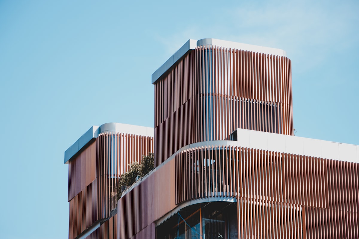 Modern industrial building